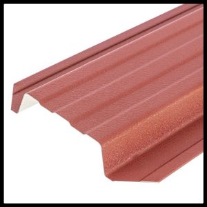 Металлический штакетник 0,5 х 115 мм | MAT | RAL 8004 Терракоттовый