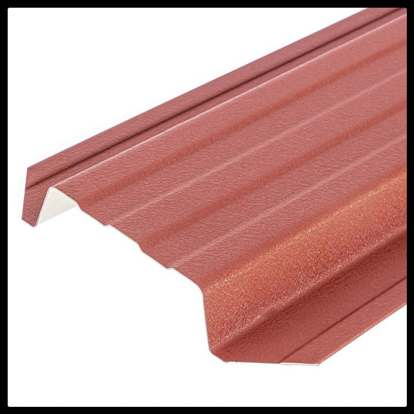 Металлический штакетник 0,5 х 115 мм | MAT | RAL 8004 Терракоттовый