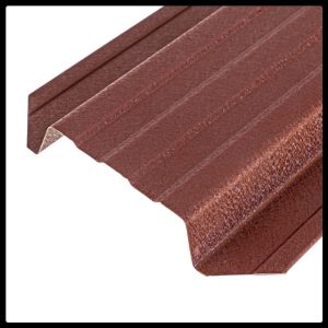 Металлический штакетник 0,45 х 115 мм | MAT | RAL 3009 красный