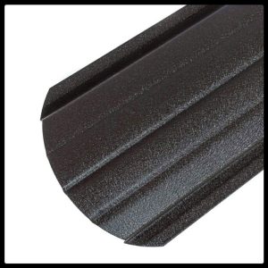 Металлический штакетник 0,6 х 105 мм | PURAL 8019 темно коричневый