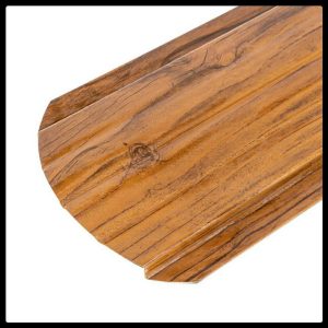 Металлический штакетник 0,4 х 105 мм | Под дерево Дуб 3D