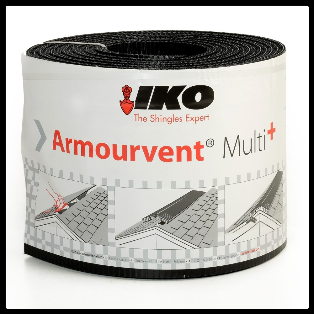Коньковый аэратор для вентиляции подкровельного пространства IKO Armourvent Multi +
