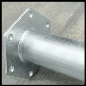 Геошуруп оцинкованный PILLAR (свая винтовая многовитковая) диаметром 76мм, длиною 1,5 метра