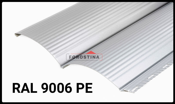 Металлосайдинг 0,45 • блок-хаус • "Форостина" RAL 9006