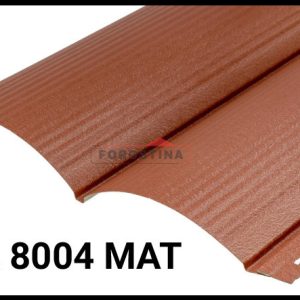 Металлосайдинг 0,5 • блок-хаус • "Форостина" RAL 8004 Мат