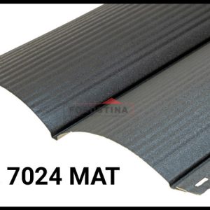 Металлосайдинг 0,5 • блок-хаус • "Форостина" RAL 7024