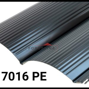 Металлосайдинг 0,45 • блок-хаус • "Форостина" RAL 7016