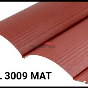 Металлосайдинг 0,5 • блок-хаус • "Форостина" RAL 3009 Мат