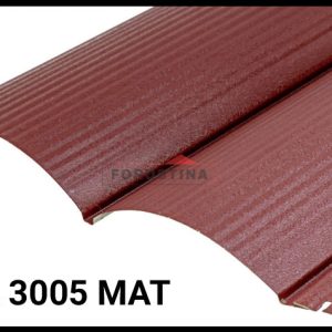 Металлосайдинг 0,5 • блок-хаус • "Форостина" RAL 3005 Мат