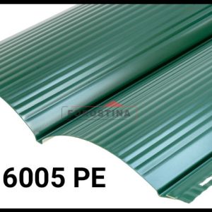 Металлосайдинг 0,45 • блок-хаус • "Форостина" RAL 6005