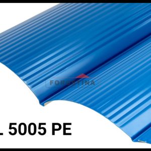 Металлосайдинг 0,45 • блок-хаус • "Форостина" RAL 5005