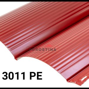 Металлосайдинг 0,45 • блок-хаус • "Форостина" RAL 3011