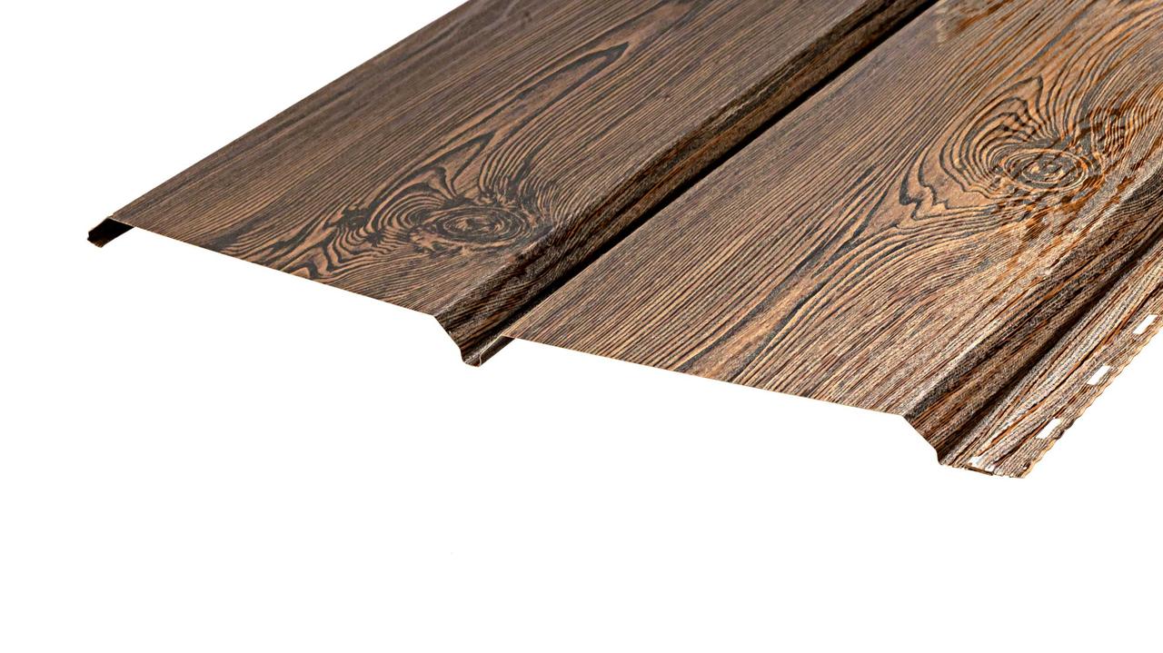 Металлосайдинг Панельная доска Венге структурный