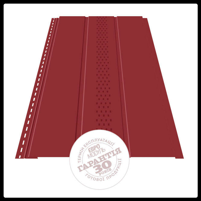 Софит металлический 0,5 мм MAT ArcelorMittal Ral 3009