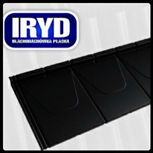 IRYD — Модульная плоская черепица (Purmat) RAL 9005