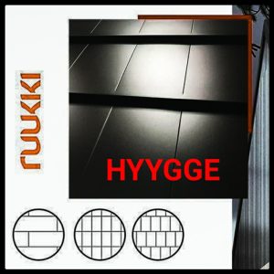 Ruukki ® Hyygge | RR 33 | 0,6 mm | SSAB | GreenCoat | Crown BT - Модульная Черепица  | 0,341 m2 |