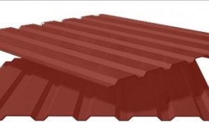 Профнастил-20 ( 0.45 мм) , меттал ~jobofone Китайский матовый. 8017- brown