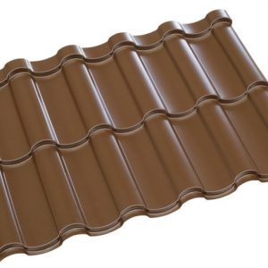 Модульная черепица Арад | ARAD Modus | Blachy Pruszynski | PURMAT | RAL 8017 | 0,756 m2 |