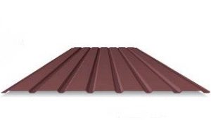 Профнастил RANTECH стеновой T 15, 0,45 мм коричневый RAL 8017 Мат