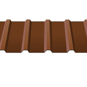 Профнастил С-18 RAL 8017 (коричневый) PE 0.45 кровля