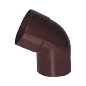 Колено Двухраструбное - 67° для трубы водосточной Profil 100 мм