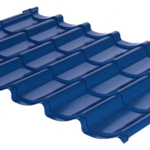 Металлочерепица Мегасити RAL 5005 (синяя) 0,45 MINI металл Китай