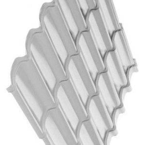 Металлочерепица RAUNI RAL 9006 (серебристая) PE 0,45 STANDART металл Китай