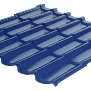 Металлочерепица RAUNI RAL 5005 (синяя) PE 0,45 STANDART металл Китай