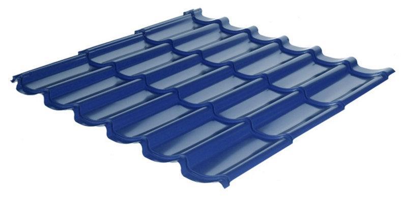 Металлочерепица RAUNI RAL 5005 (синяя) PE 0,45 STANDART металл Китай