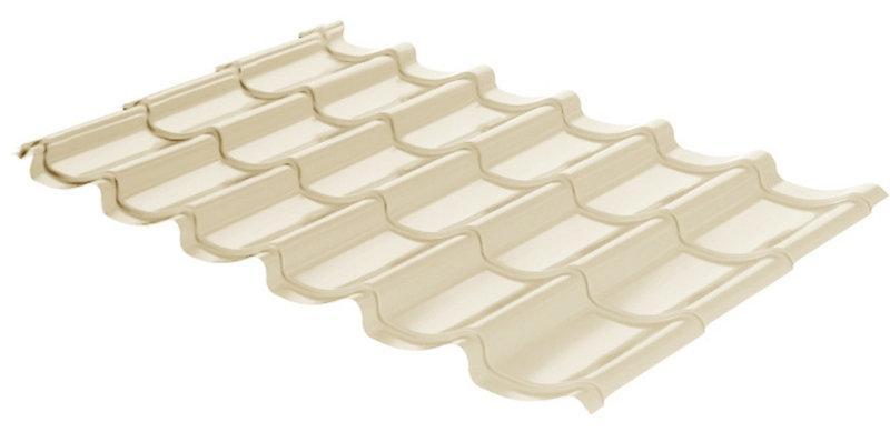 Металлочерепица RAUNI RAL 1015 (бежевая) 0,45 MINI металл Китай