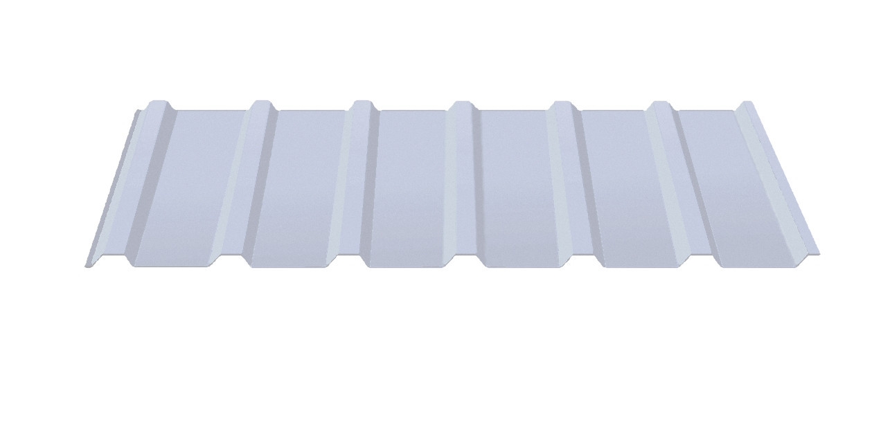 Профнастил кровельный С18 цвет 9006 - серебристый глянец металл Китай