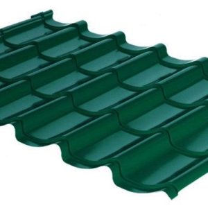 Металлочерепица Rauni Mini (цвет 6005, глянец)