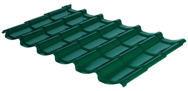 Металлочерепица Rauni Mini (цвет 6005, глянец)