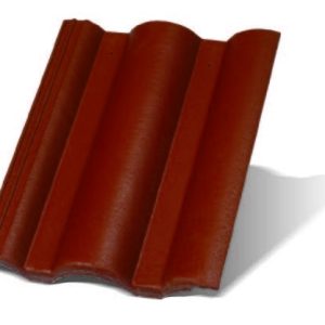 Цементно-песчаная черепица Данубиа (цвет Бордо)
