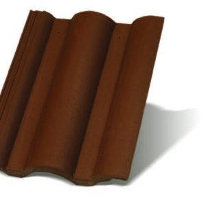 Цементно-песчаная черепица Данубиа (цвет Коричневый)