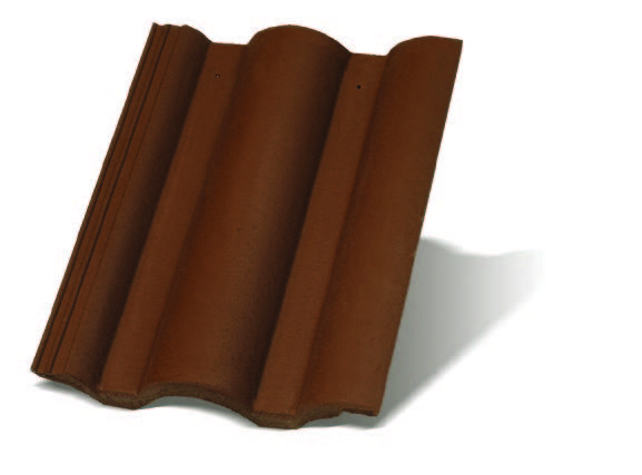 Цементно-песчаная черепица Данубиа (цвет Коричневый)