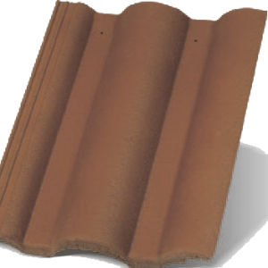 Цементно-песчаная черепица Стандарт (цвет Натур)
