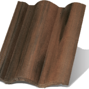 Цементно-песчаная черепица Рустик (цвет Коппо Одон)