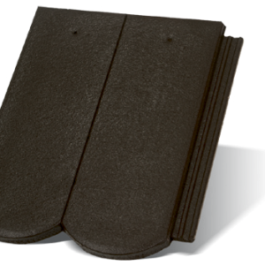 Цементно-песчаная черепица Рундо (цвет Мокка) TERRAN