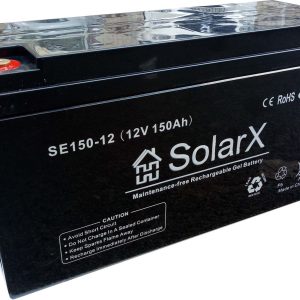 Гелевий акумулятор SolarX SXG150-12 (12V 150Ah)
