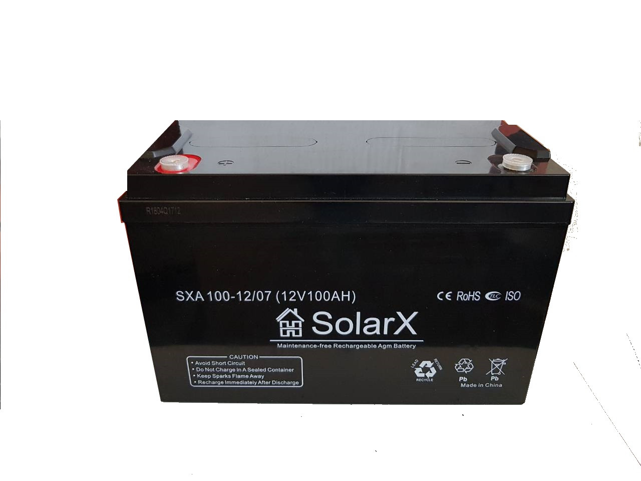 Акумуляторна батарея SolarX SXA 100-12 (12V 100Ah)