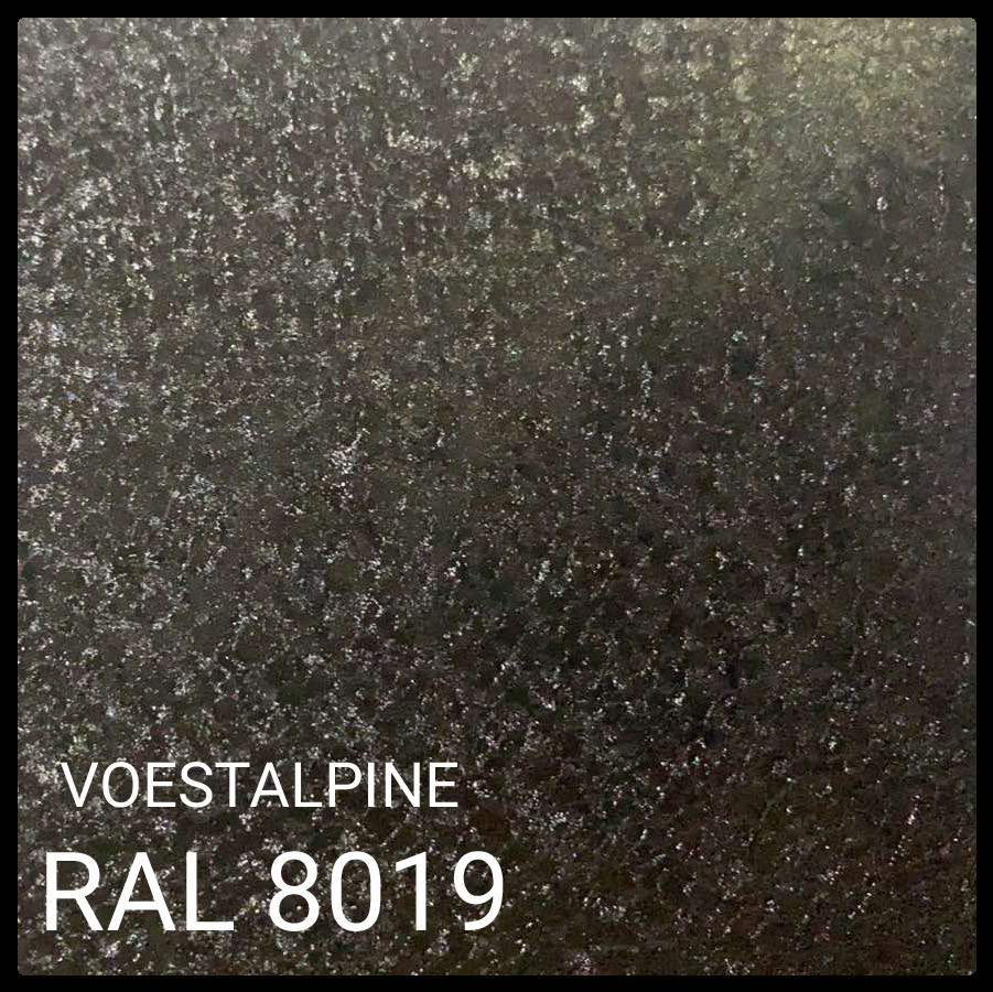Гладкий листок 0,5 мм VOESTALPINE Mat RAL 8019