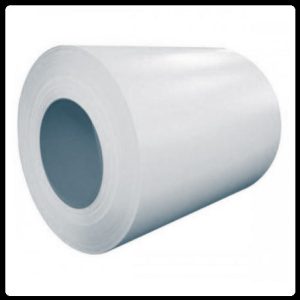 Гладкий аркуш із глянсовим полімерним покриттям RAL 9003 завтовшки 0,88 мм Італія ARVEDI, ширина 1250 мм.