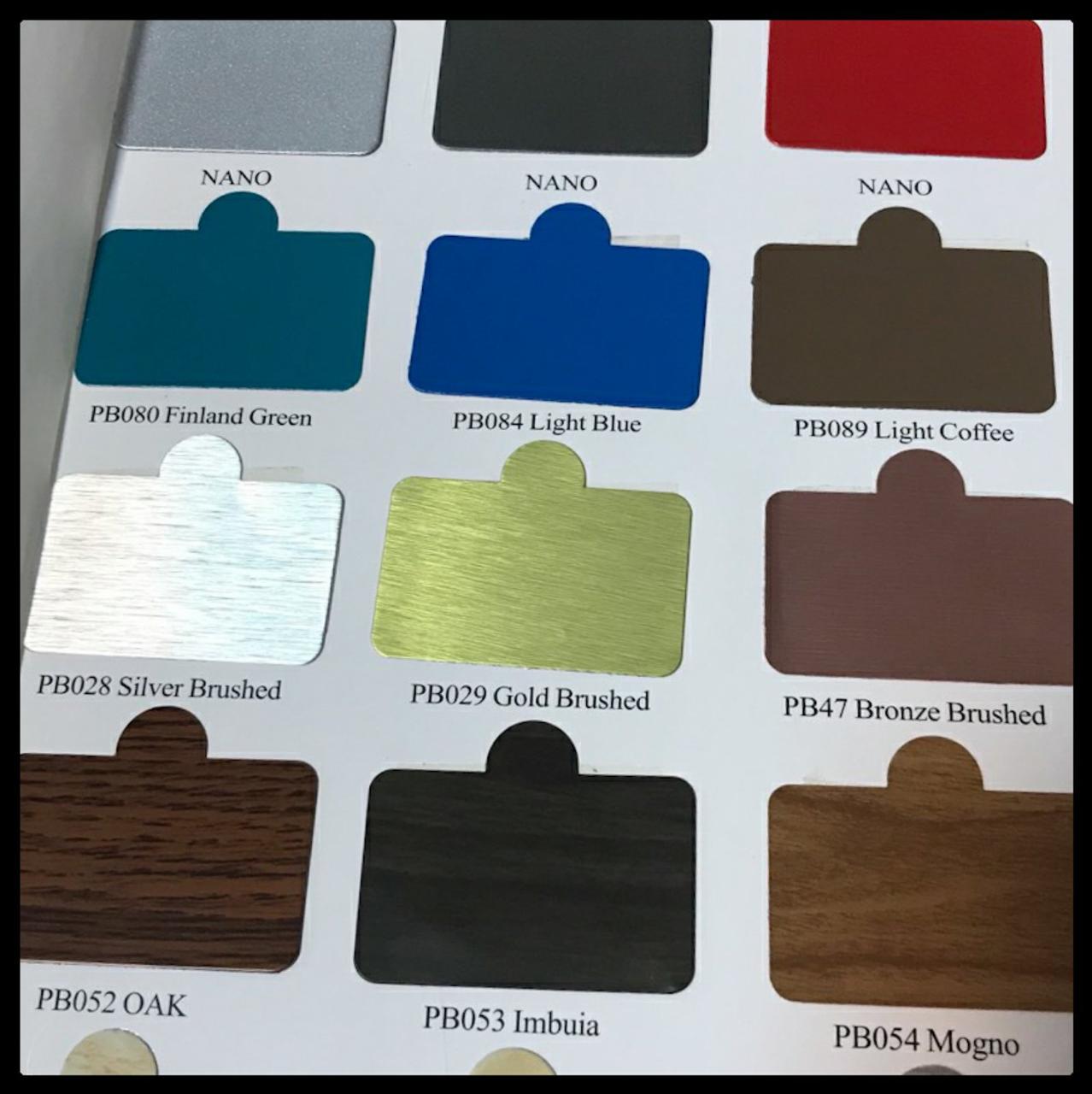 PROFILBOND - Алюминиевая композитная панель 4 мм RB 054 - Mogno