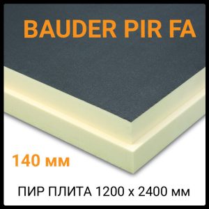 Теплоізоляція фольгована Bauder PIR FA 140 мм