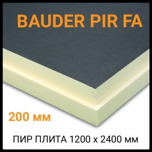 Теплоізоляція фольгована Bauder PIR FA 200 мм