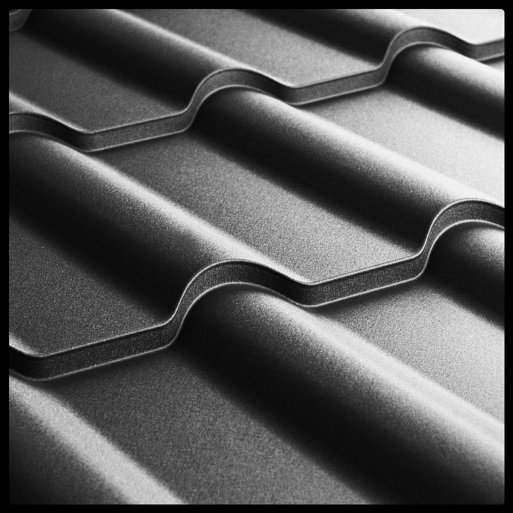 Металлочерепица Ретро ARCELOR MITTAL 0,5 mm PEMA RAL 9005