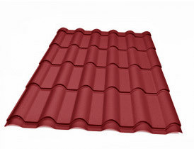 Металлочерепица Ретро ARCELOR MITTAL 0,5 mm PEMA RAL 3009