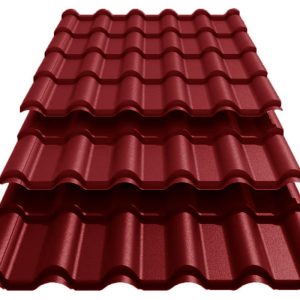 Металлочерепица Ретро U.S.Steel Словакия 0,45 mm PE RAL 3009