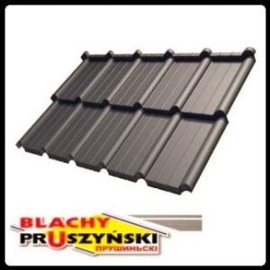 Модульная черепица FIORD — (Лист 0.827 м.кв) PEMA RAL 8019